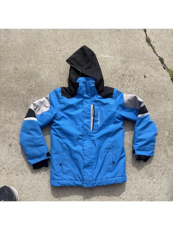 Obermeyer Other - Obermeyer Fleet Black Zip Snow Snowboard Ski Insulated Jacket Coat Teen M 10-12